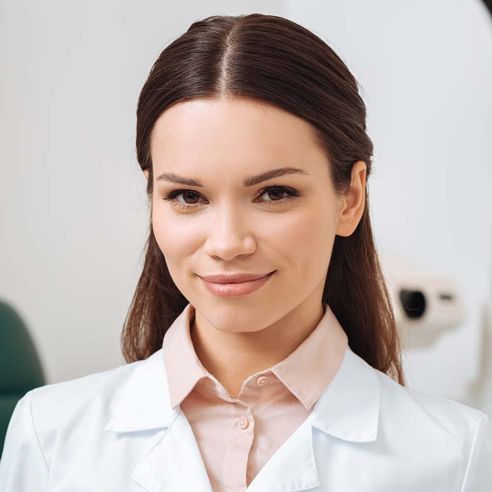 portrait of smiling female doctor